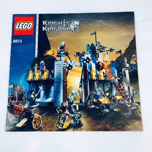 Lego Castle Knights Kingdom 8813 Battle at the Pass - Instruction Booklet Only